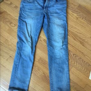 J. Crew factory jeans. 32/34.  Straight fit jean in vintage flex.